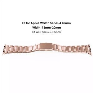 Rose gold band for series 4 Apple Watch